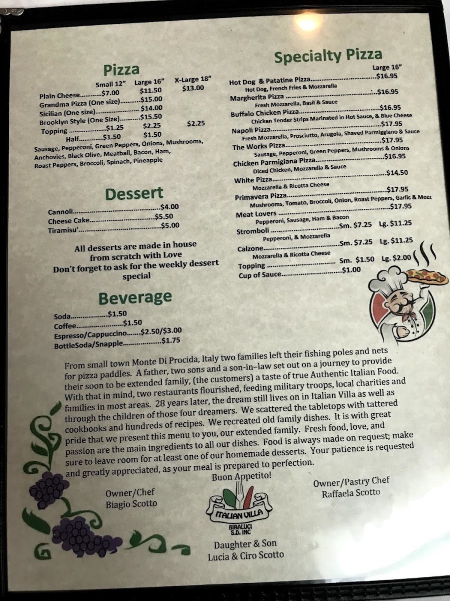 Menu Italian Villa-3